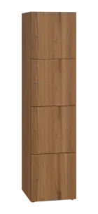 DOMINIT 44 úložná skříň 4-boxová, 1817x450x400 mm, ořech světlý